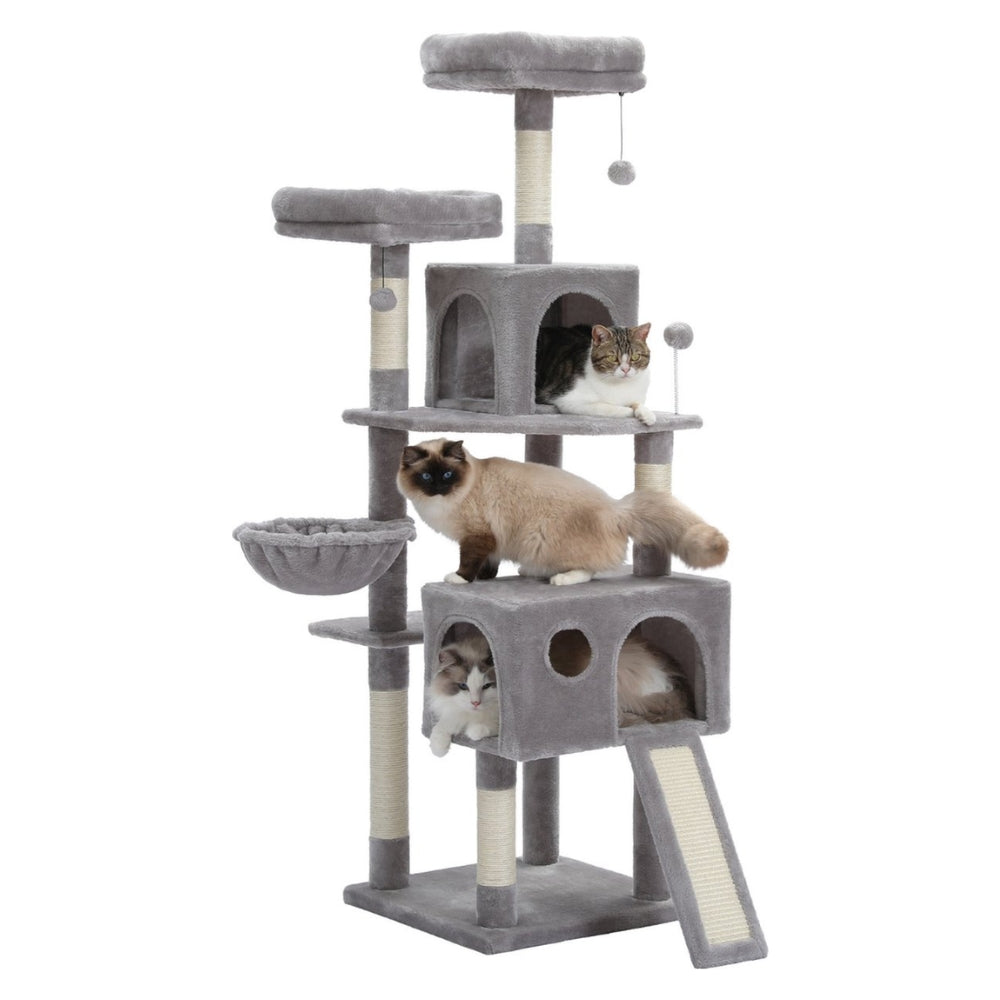 Premium Cat Tree with Multilevel Design and Cozy Condo for Cats and Kittens_4