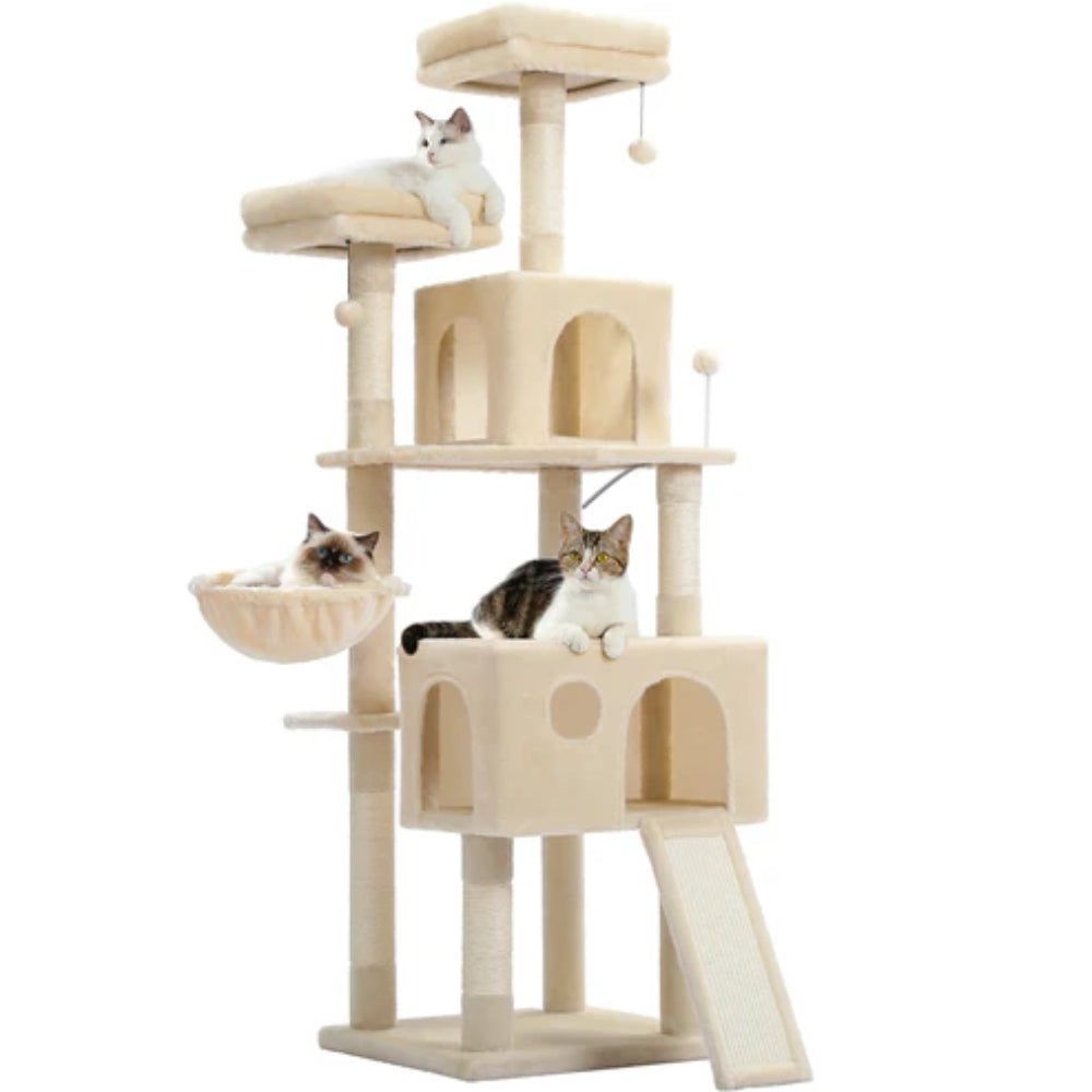 Premium Cat Tree with Multilevel Design and Cozy Condo for Cats and Kittens_5