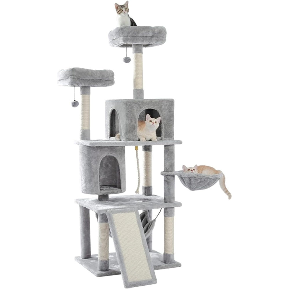 Premium Cat Tree with Multilevel Design and Cozy Condo for Cats and Kittens_6