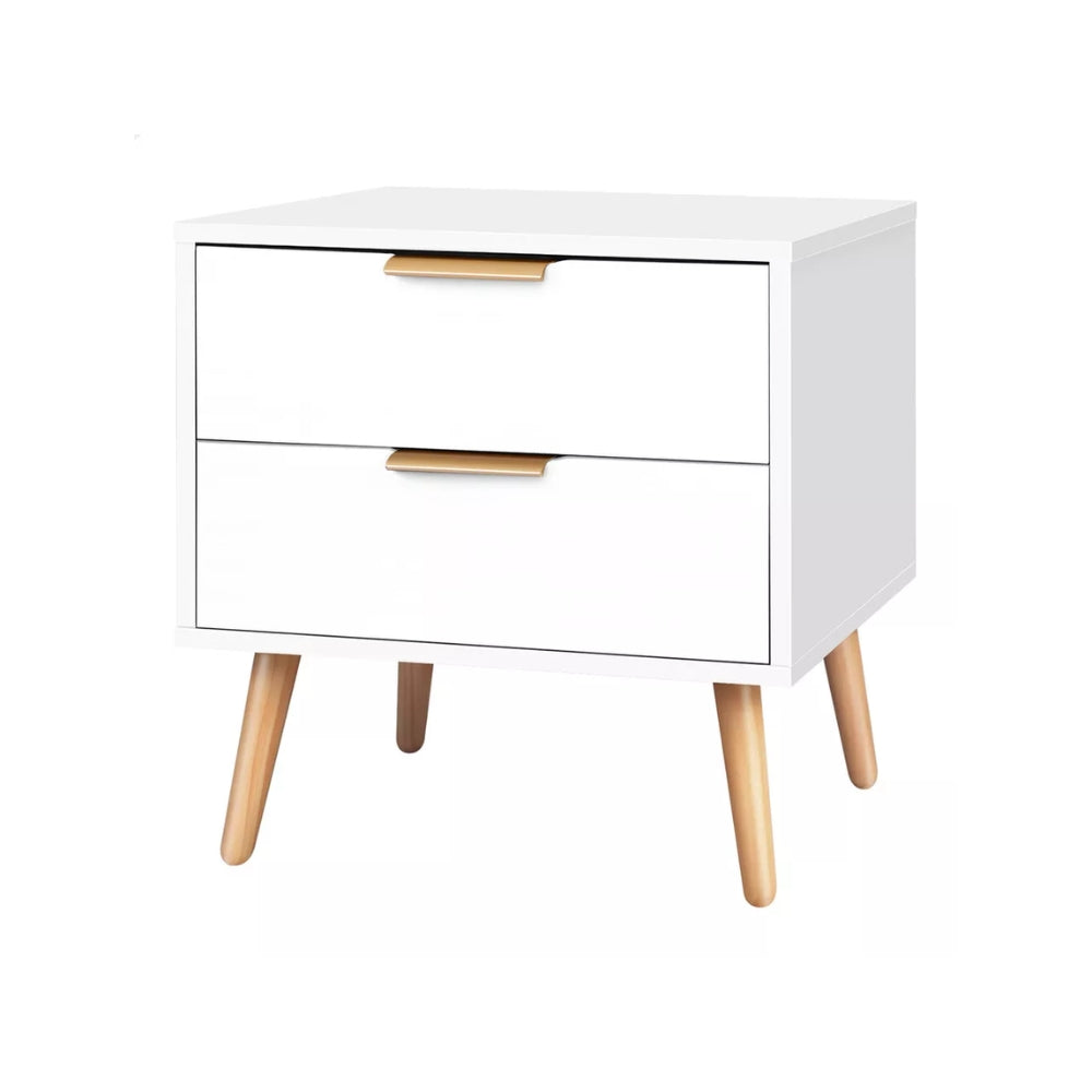 Bedside Table Nightstand Side Storage Cabinet Scandinavian_9