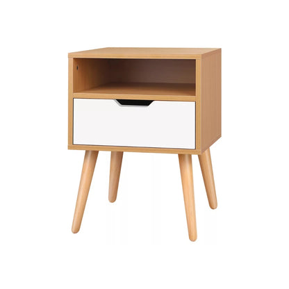 Bedside Table Nightstand Side Storage Cabinet Scandinavian_7