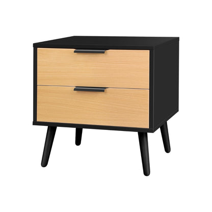 Bedside Table Nightstand Side Storage Cabinet Scandinavian_8