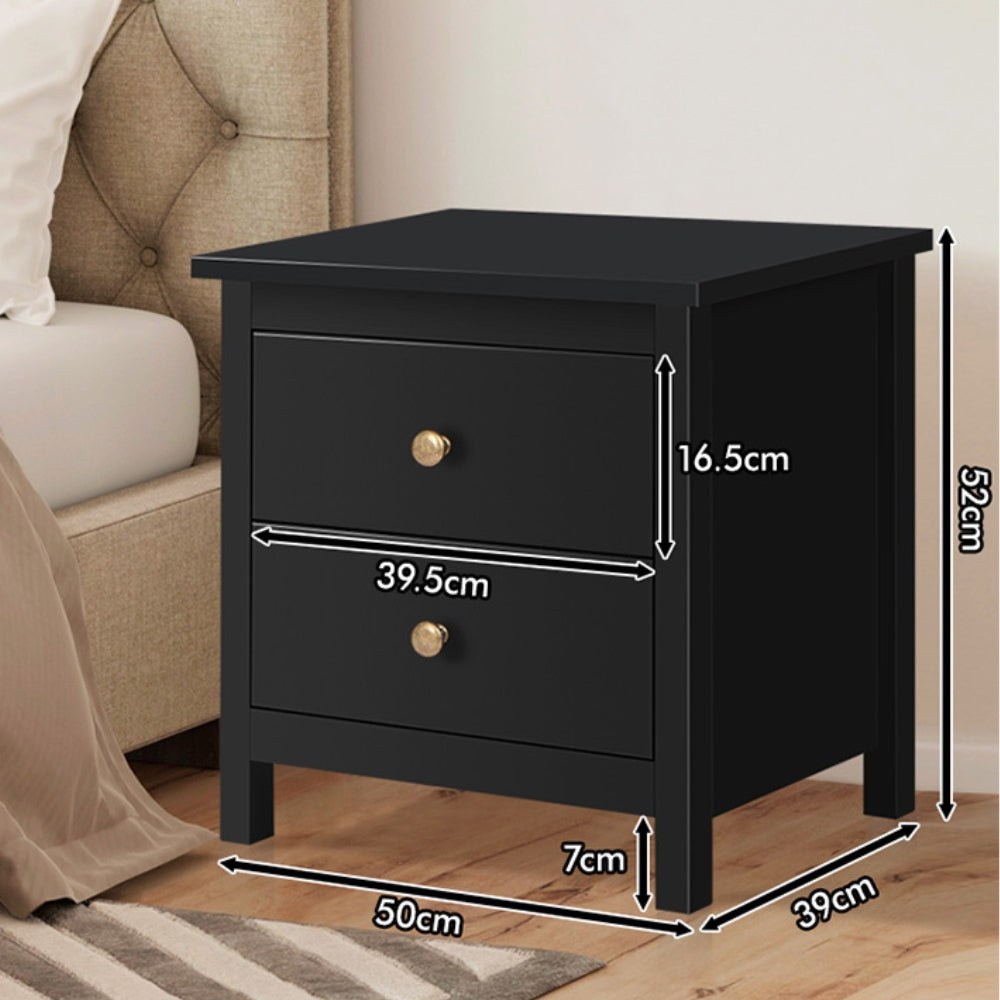 Bedside Table Nightstand Storage Cabinet Side End Table_11