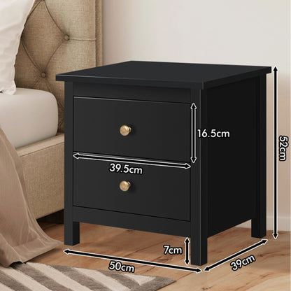 Bedside Table Nightstand Storage Cabinet Side End Table_11