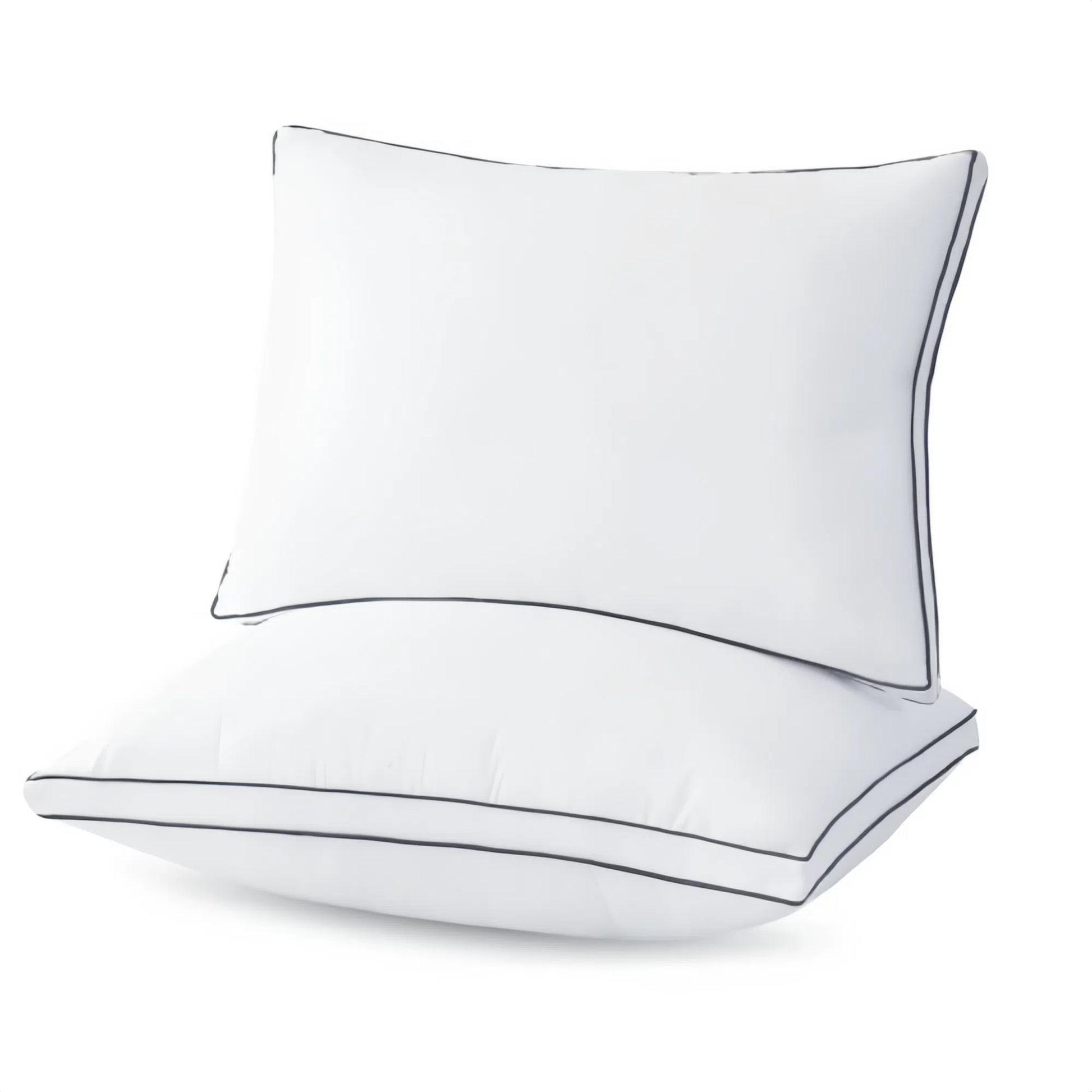 1/2 Pack High Resilience Pillows with Breathable Washable Pillowcases_0