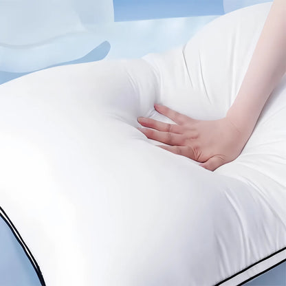 1/2 Pack High Resilience Pillows with Breathable Washable Pillowcases_2