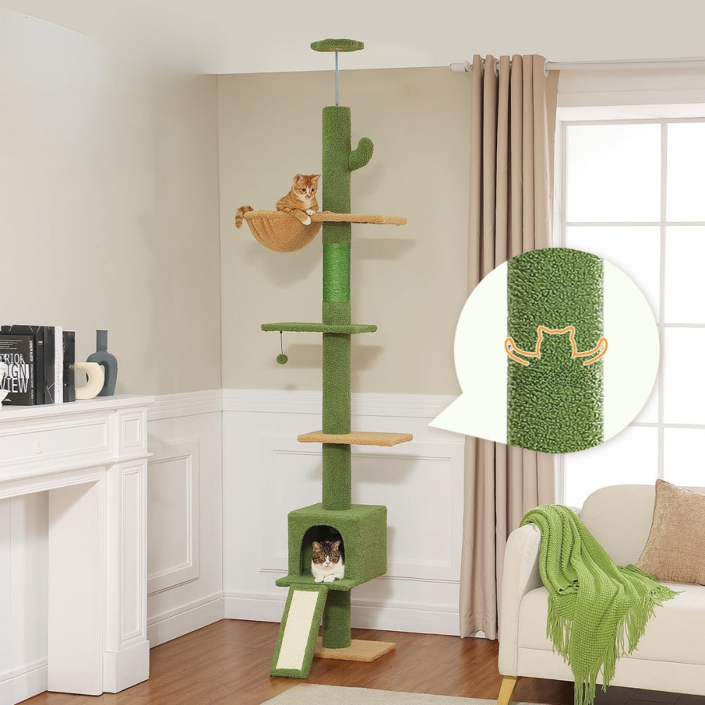 Adjustable Floor to Ceiling Cat Tree Tower_6