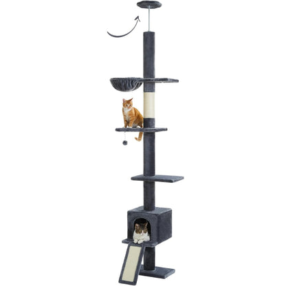 Adjustable Floor to Ceiling Cat Tree Tower_2