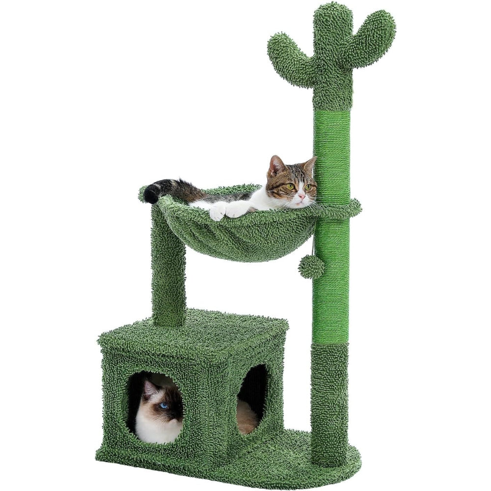 H100CM Cactus Cat Tree Condo with Ball_0