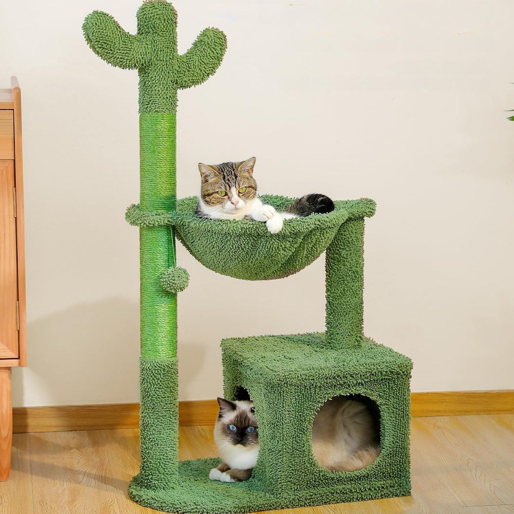 H100CM Cactus Cat Tree Condo with Ball_2