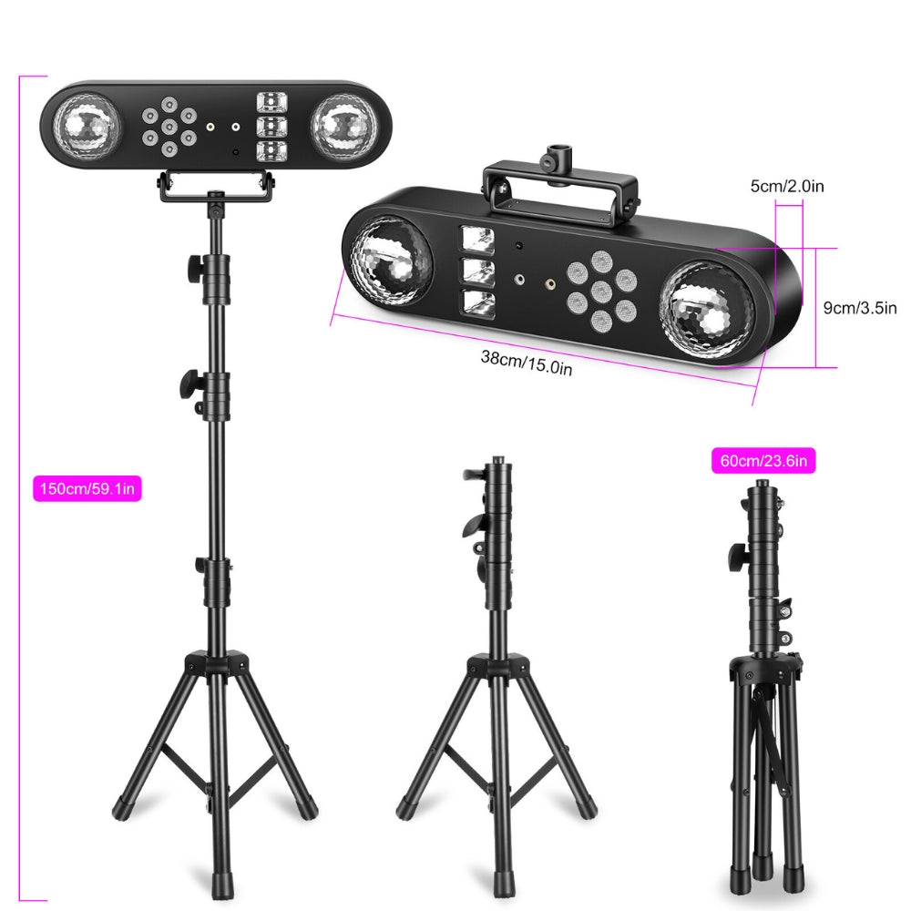 5-in-1 Bracket Effect Light Mobile Stage Lighting System_5