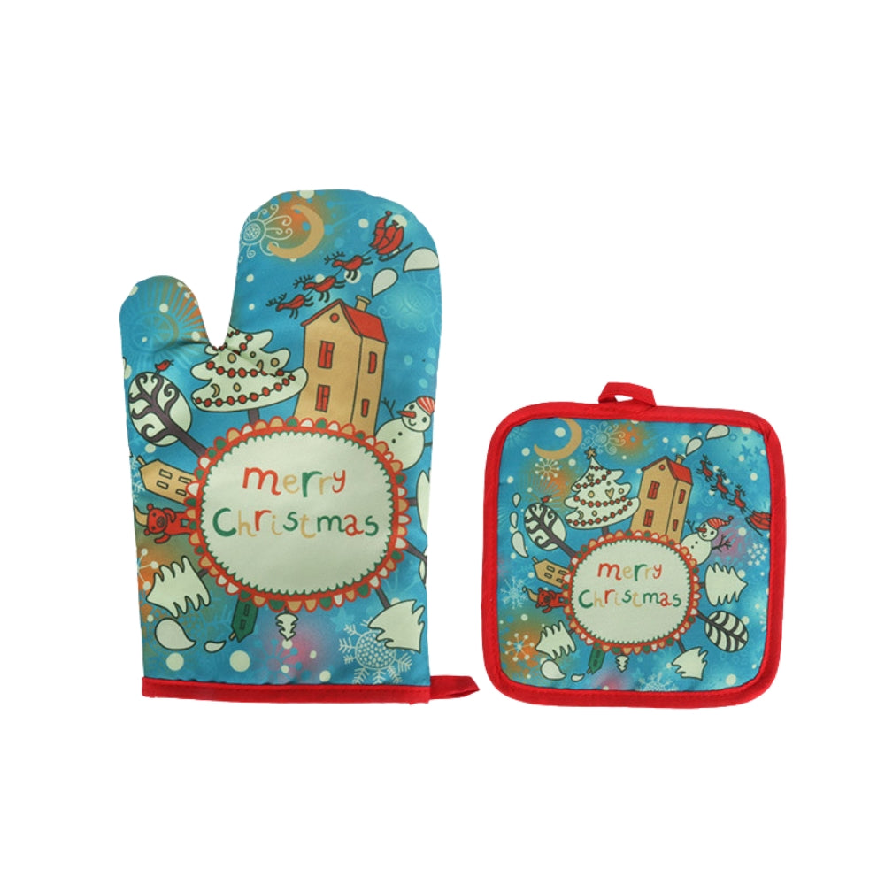 2Pcs Christmas Gloves Oven Mitts_4