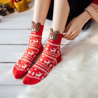 Cartoon Christmas Socks Merry Christmas Decorations_1