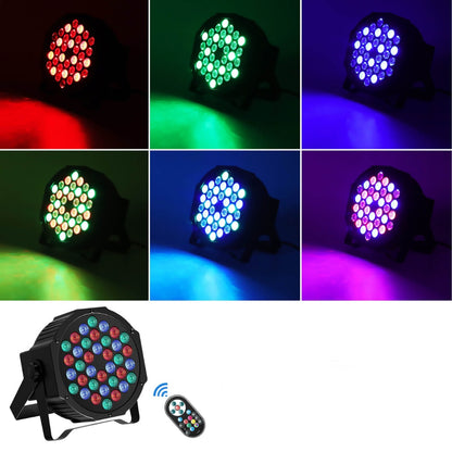 LED Par Light RGBW DMX Stage Flat Par Lighting Effect_4