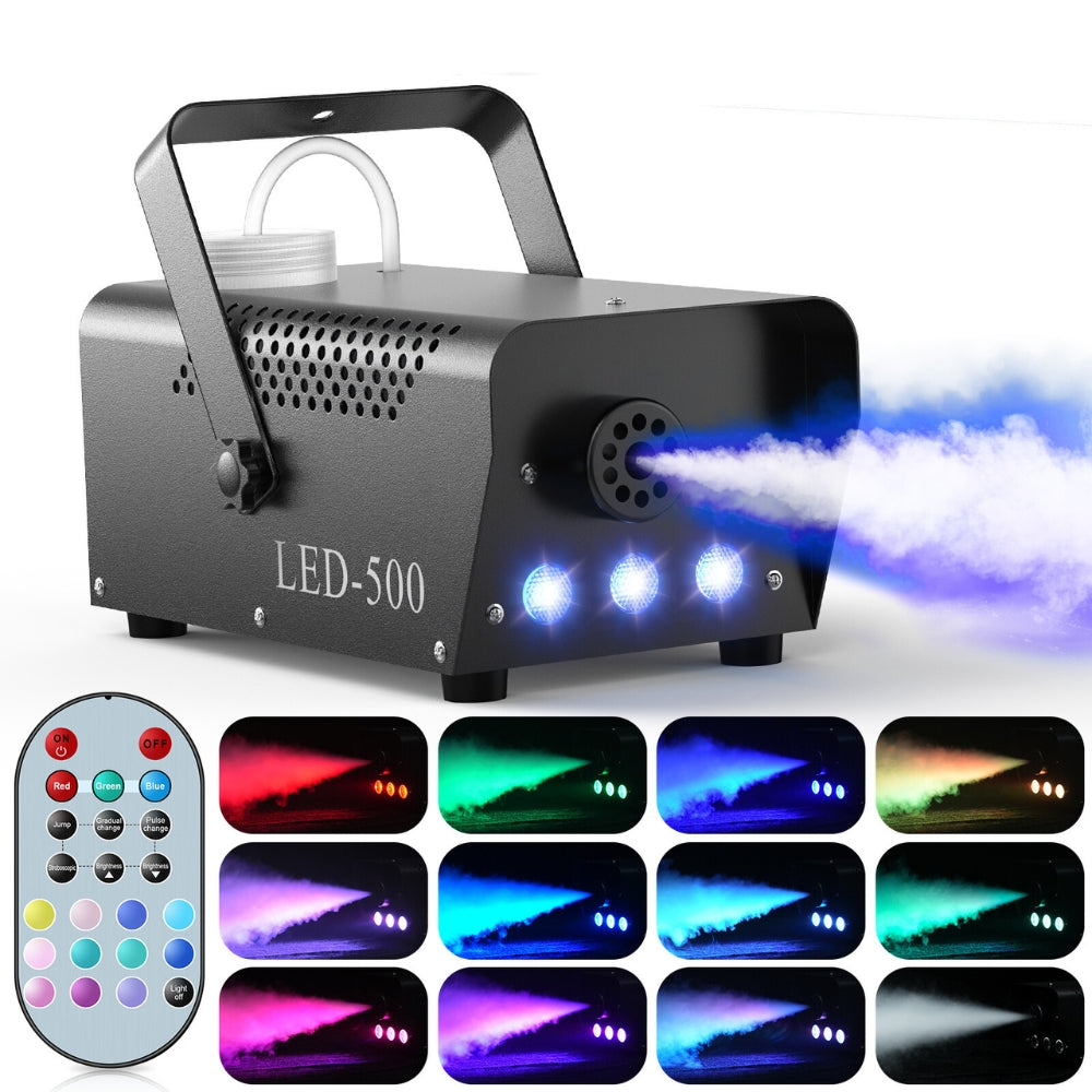 500W Fogger Stage RGB LED Effect DJ Smoke Machine Disco Wedding Fogger Machine Stage lights_1