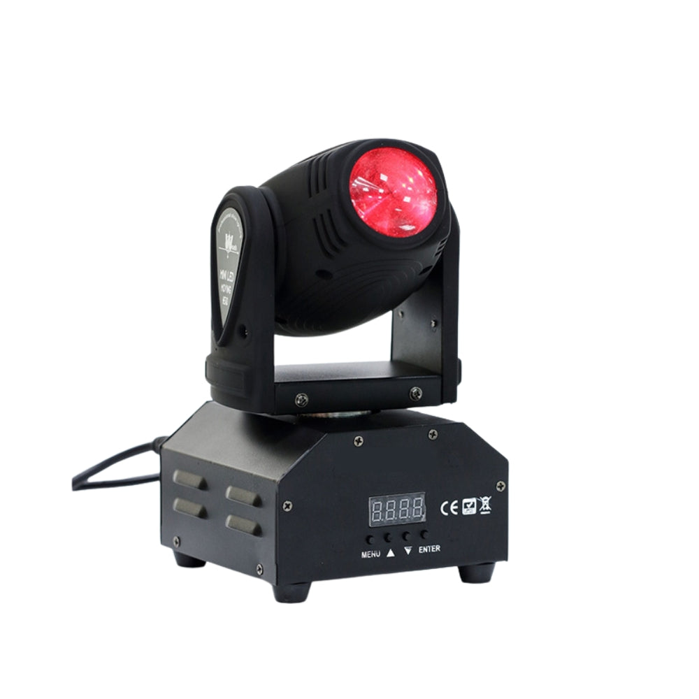 15W Mini LED Moving Head Light DMX512 RGBW Light Beads 4 In 1 Beam Stage Light_0