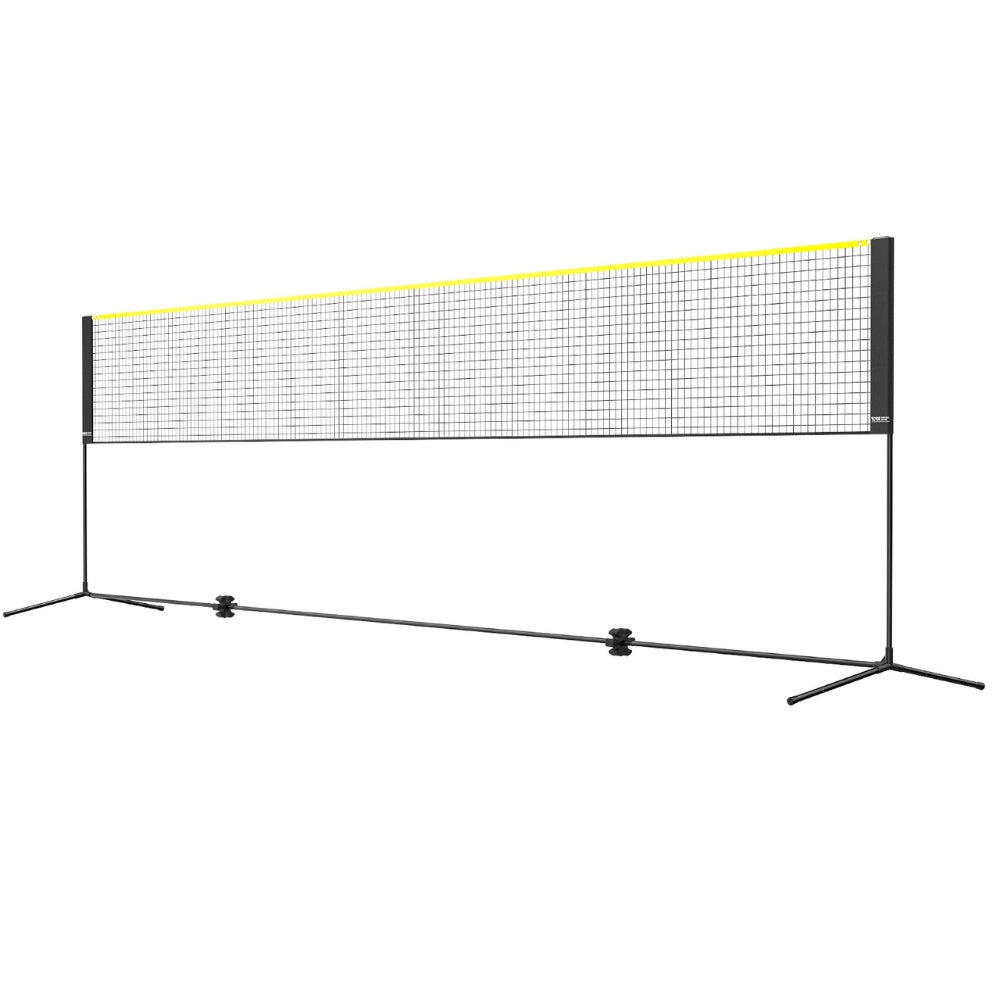 Badminton Net Adjustable Volleyball Net 20ft Wide Foldable Pickleball Net Portable Tennis Net Set with Poles Stand_3