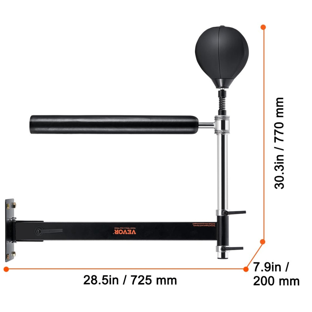 Wall Mount Boxing Spinning Bar with Punching Ball_5