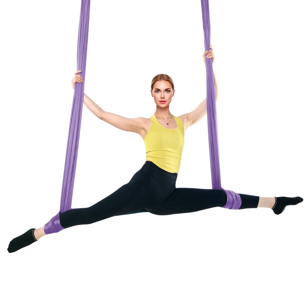 Aerial Yoga Hammock & Swing 4.4 Yards Yoga Starter Kit Nylon Fabric_1