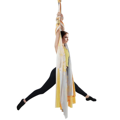 5.5 Yards Aerial Yoga Hammock & Swing Nylon Fabric Full Rigging Hardware_1