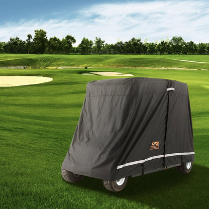 4 Passenger Golf Cart Cover 600D Polyester Full Cover Universal Fits for Most Brand Club Car Covers_4