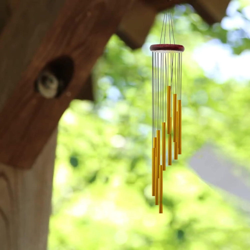 12 Tubes Aluminum Alloy Wind Chimes with Hook_1