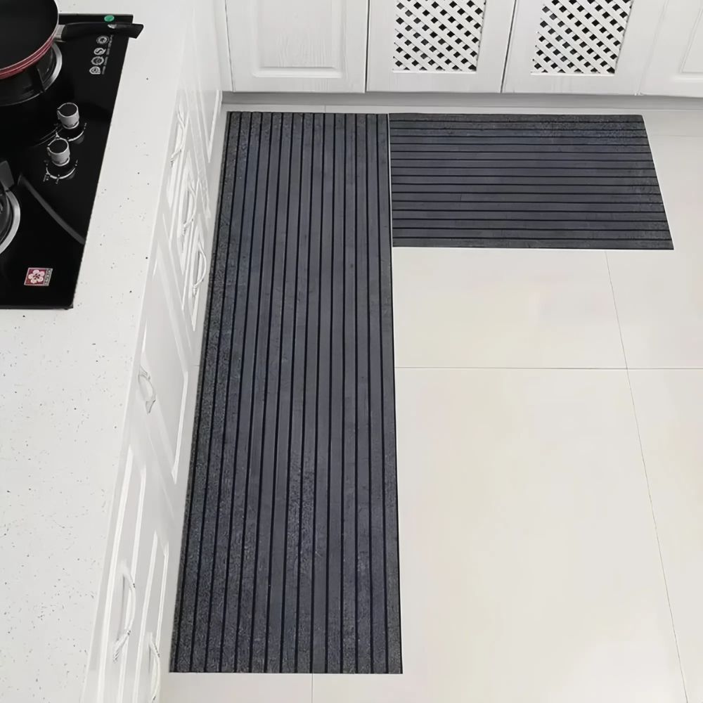 Modern Minimalist Square Floor Mat Durable Non Slip Indoor Outdoor Use_3