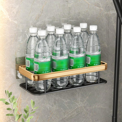 Non perforated Bathroom Shelf Floating Shelf for Wall Shelves Shower Bathroom Corner Shelf_3