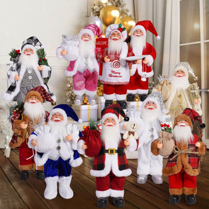 Santa Claus Doll Children Gift Christmas Tree Decorations_0