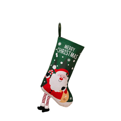 Christmas Stocking Large Stockings Santa Snowman Candy Gift Socks Tree Ornament Decorations_8