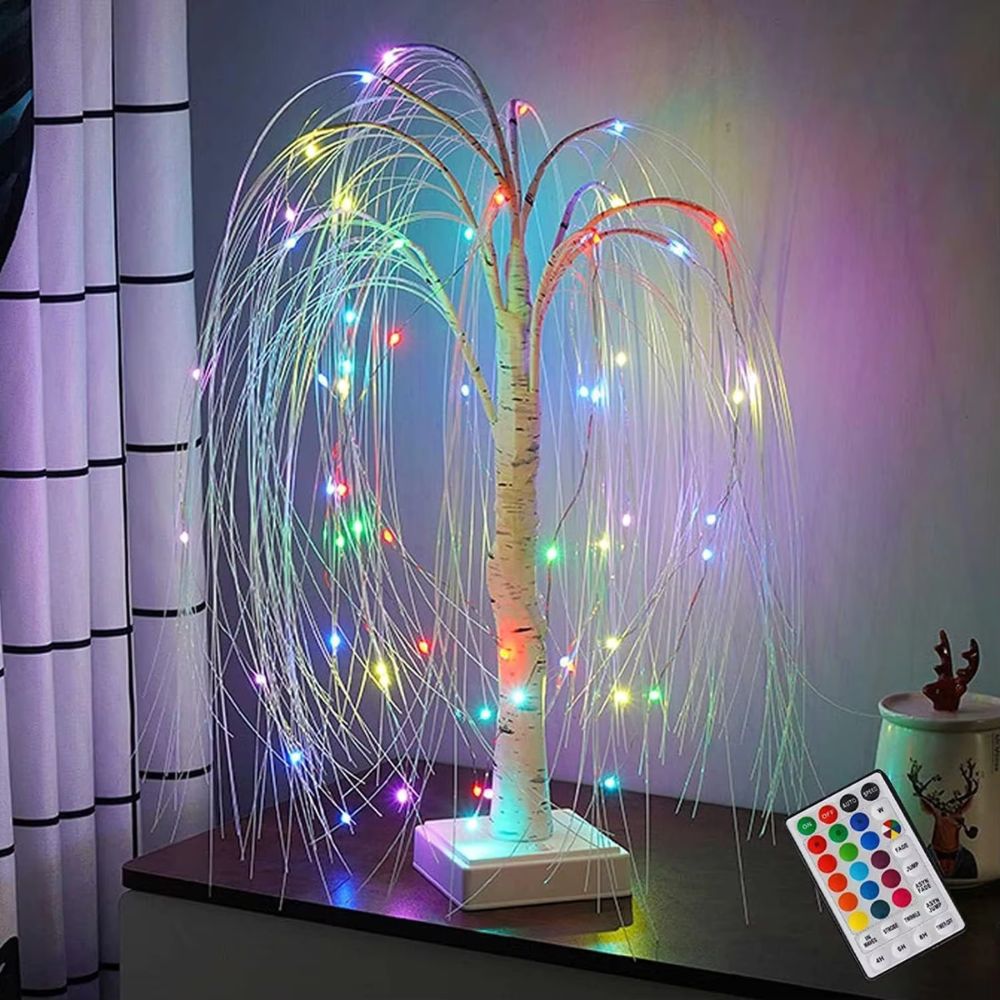 192 LED Willow Branch Lamp Dual Use for Home & Party Decor_1