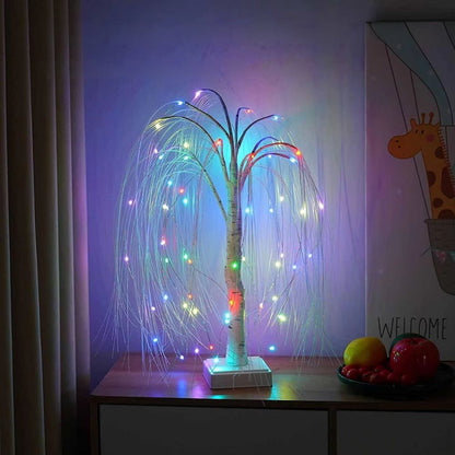 192 LED Willow Branch Lamp Dual Use for Home & Party Decor_2