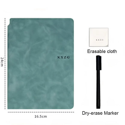 Reusable Whiteboard Notebook Set with Pen, Cloth, and Planner_6