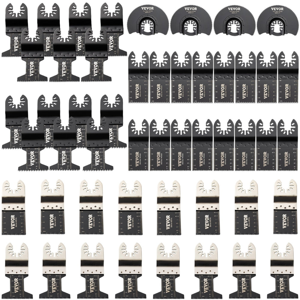 50PCS Oscillating Saw Blades Universal Quick Release Dewalt Multitool Blades for Wood Cutting Plastic Renovator Power Tool_0