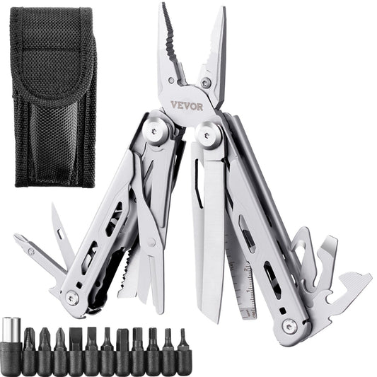 Multitool Pliers Multi Tool Pliers Cutters Knife Scissors Ruler Screwdrivers Wood Saw_0