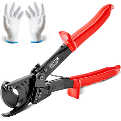 Ratcheting Cable Cutter Quick Release Ratchet Wire and Cable Cutter Cut with Comfortable Grip Handles Easy to Use_0