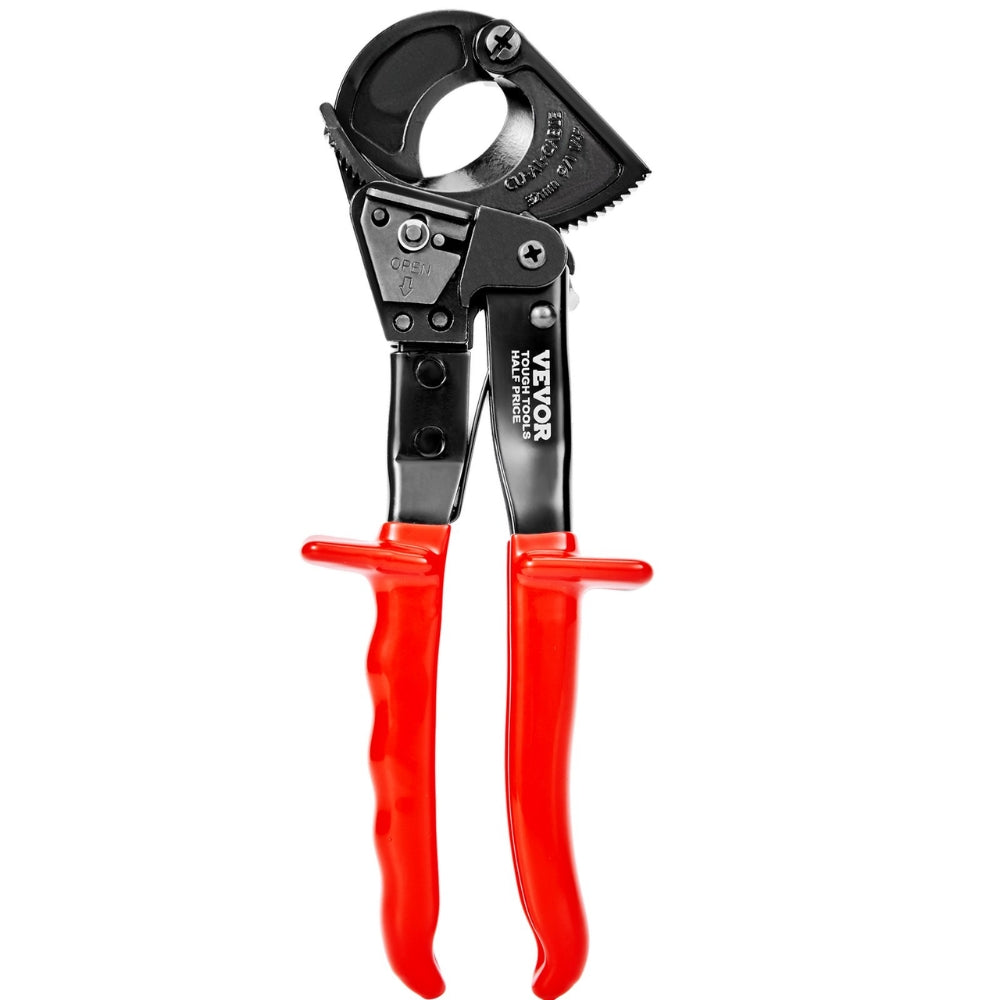 Ratcheting Cable Cutter Quick Release Ratchet Wire and Cable Cutter Cut with Comfortable Grip Handles Easy to Use_6