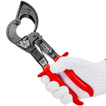 Ratcheting Cable Cutter Quick Release Ratchet Wire and Cable Cutter Cut with Comfortable Grip Handles Easy to Use_7