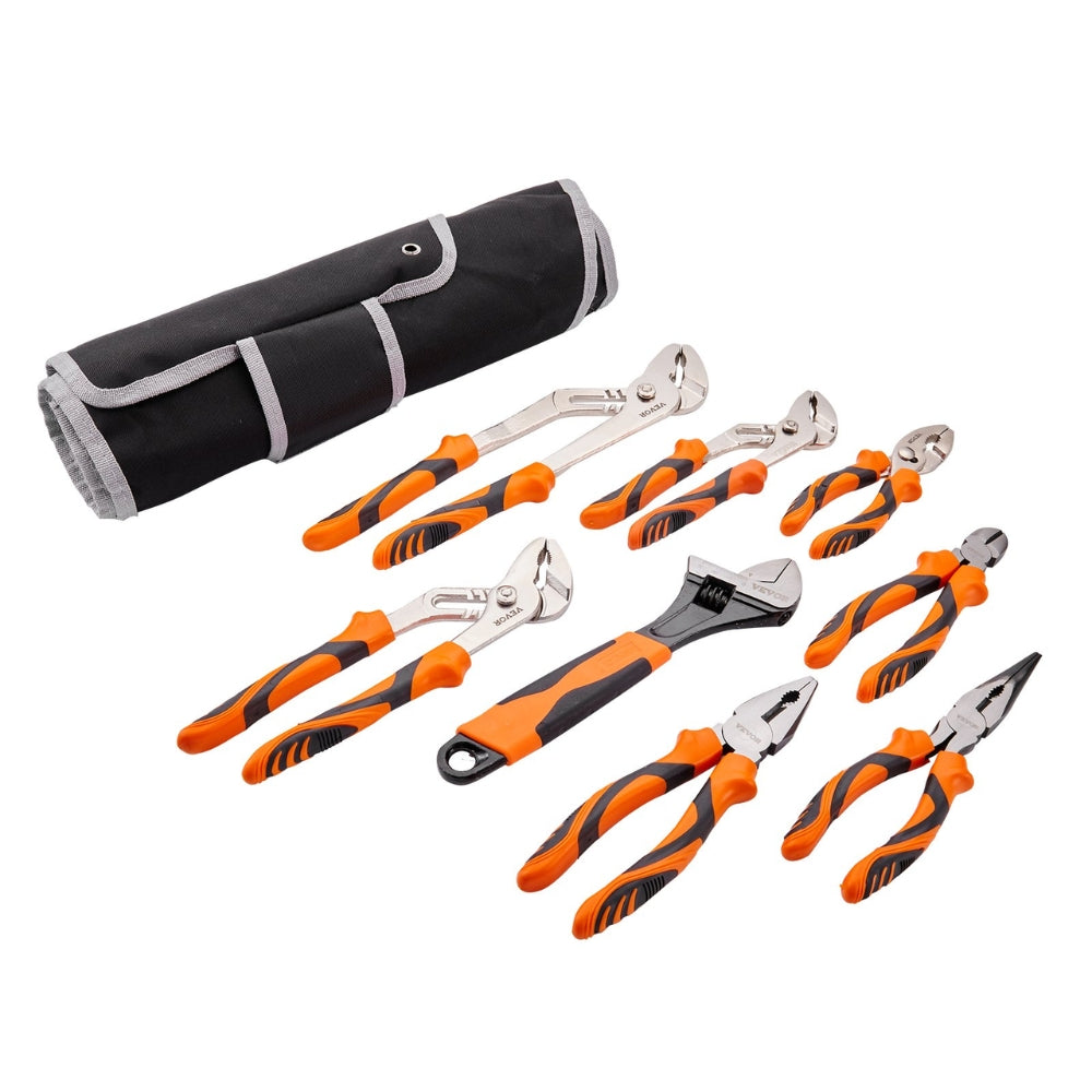 8 Piece Pliers Set High Carbon Steel Groove Joint Pliers and Tool Bag_2