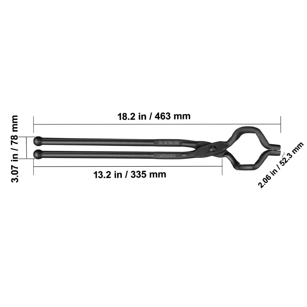 Blacksmith Tongs Z V Bit Tongs and Gripping Tongs Carbon Steel Forge Tongs_5