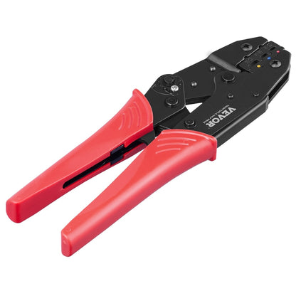 Crimping Tool AWG22 10 Heat Shrink Nylon Insulated Terminal Crimper Labor Saving Ratcheting Wire Crimp Pliers with Gloves_6