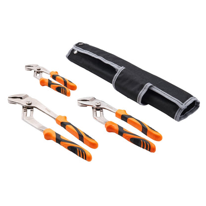 Groove Joint Pliers Set 3 Piece High Carbon Steel Water Pump Pliers_0