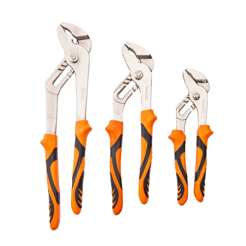 Groove Joint Pliers Set 3 Piece High Carbon Steel Water Pump Pliers_1