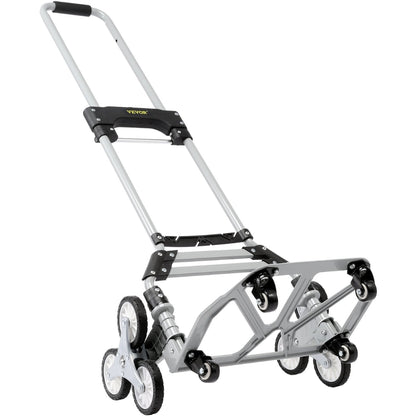 Stair Climbing Cart Folding Trolley Heavy Duty with Dual Handles Truck Frame_2