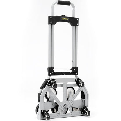 Stair Climbing Cart Folding Trolley Heavy Duty with Dual Handles Truck Frame_3