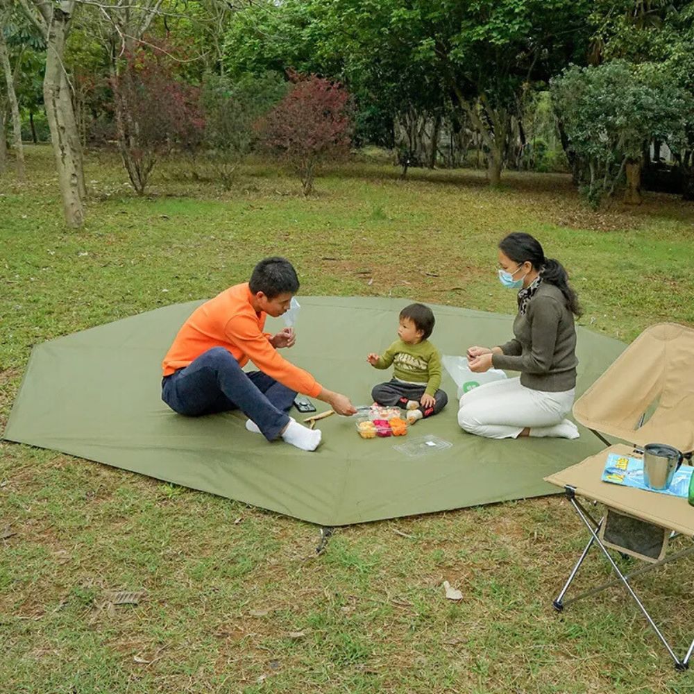 Extra Large Waterproof Hexagon Camping Mat_3