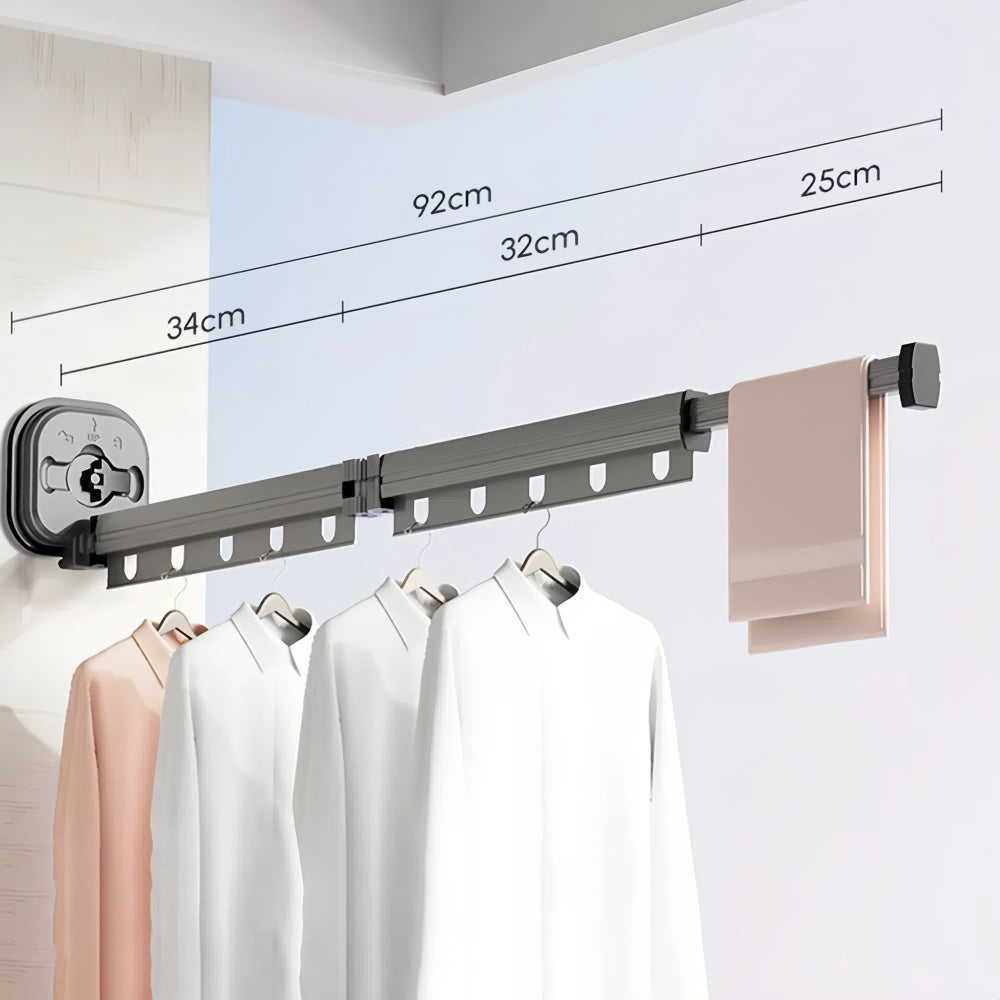 Wall-Mounted Retractable Laundry Drying Rack_8