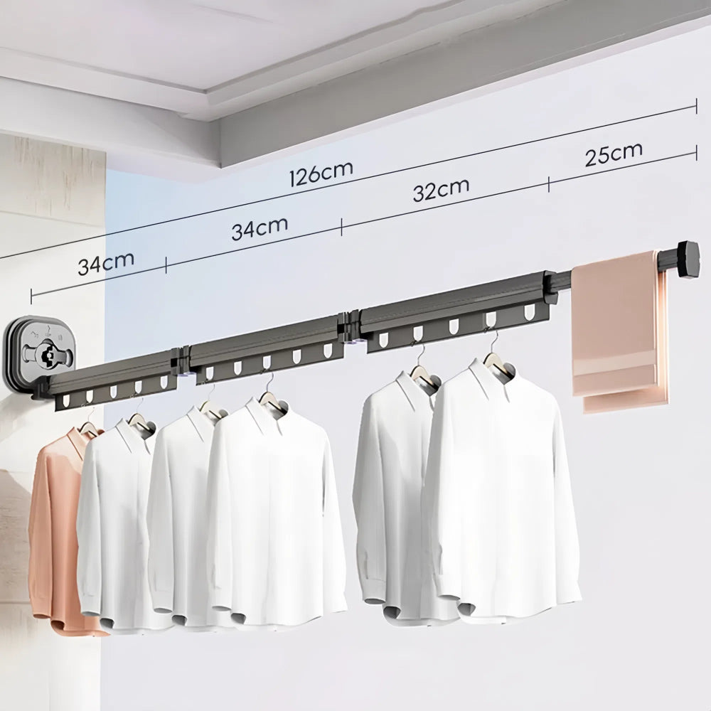 Wall-Mounted Retractable Laundry Drying Rack_9