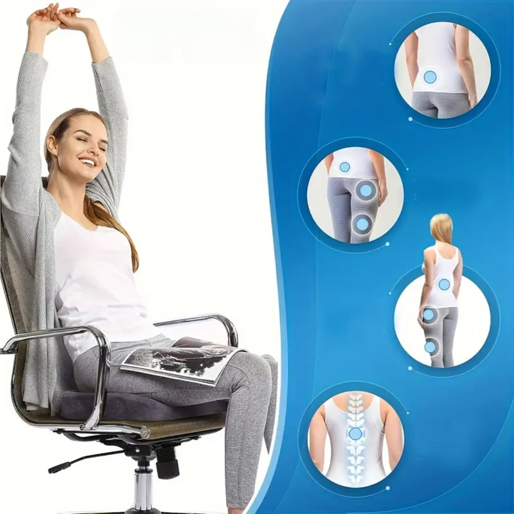 Ergonomic Memory Cotton Office Cushion Chair Cushion Seat Cushion_1