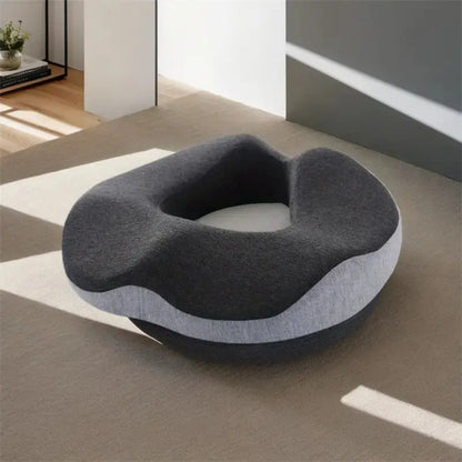 Memory Foam Seat Cushion for Hemorrhoids Ergonomic Chair Support Pad for Office Long Sitting_4